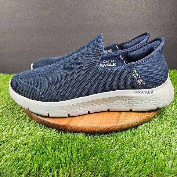 Skechers Mens Slip-ins Go Walk Flex 216491WW Blue Walking Sneaker Size 10.5 WW main image 8